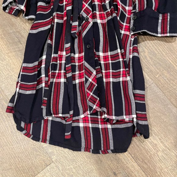 Plaid Button Down Dress by BLL nyc, Size Large - Picture 6 of 10